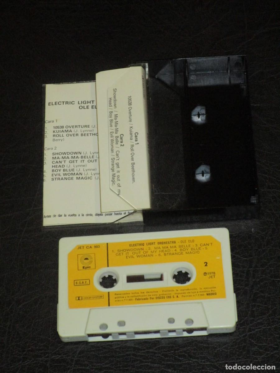 Casetes antiguos: Cassette - ELECTRIC LIGHT ORCHESTRA &ndash; OLE ELO - EPIC 1978 - Foto 8