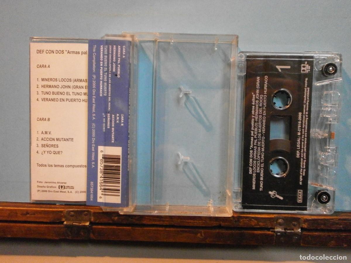Casetes antiguos: (s) casete cinta def con dos - Foto 2