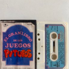 Casetes antiguos: EL GRAN LIBRO DE LOS JUEGOS PITUFOS-1981. Lote 399021939