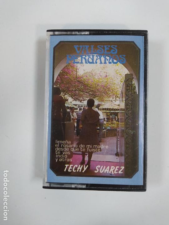 Casetes antiguos: VALSES PERUANOS. TECHY SUAREZ. CASETE. TDKCST50C