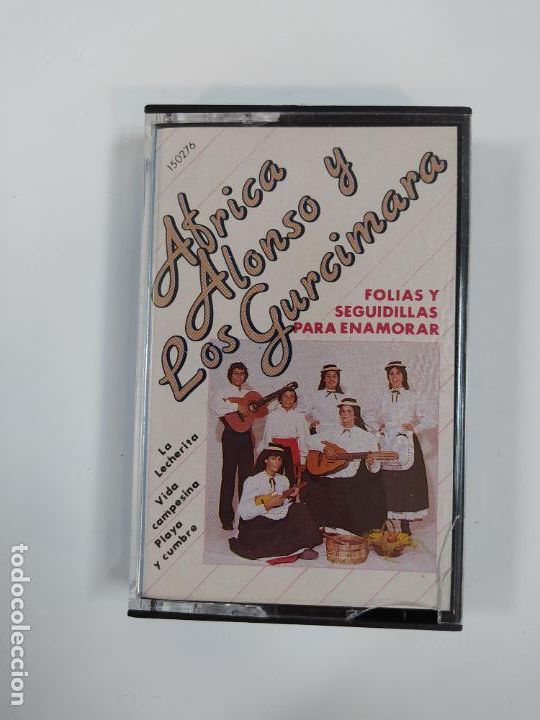 Alte Kassetten: &Aacute;FRICA ALONSO Y LOS GURCIMARA. FOLIAS Y SEGUIDILLAS PARA ENAMORAR. CASETE. TDKCST49C