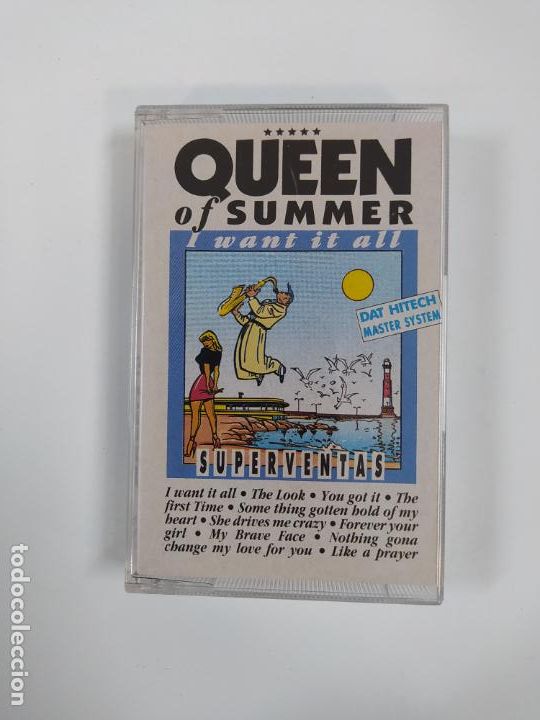 Alte Kassetten: QUEEN OF SUMMER. I WANT IT ALL. CASETE. TDKCST49C