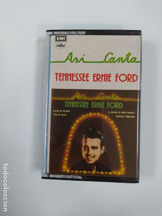 Casetes antiguos: AS&Iacute; CANTA TENNESSEE ERNIE FORD. CASETE. TDKCST49C
