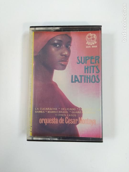 Casetes antiguos: SUPER HITS LATINOS. ORQUESTA CESAR MONTOYA. CASETE. TDKCST50A