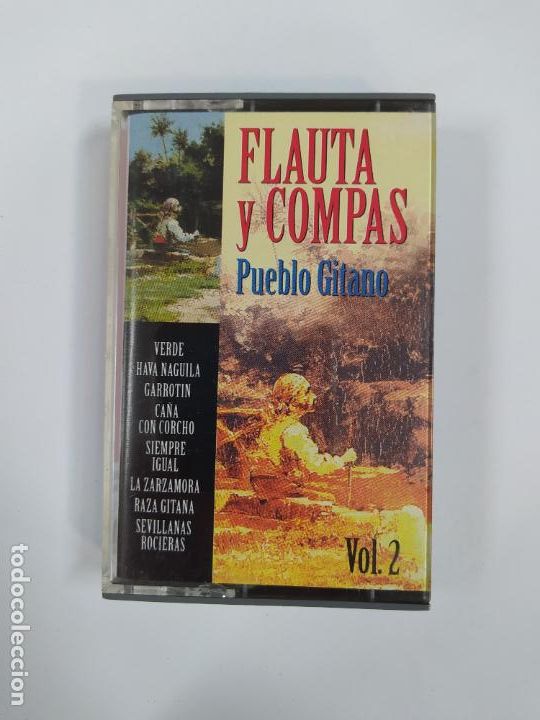 Casetes antiguos: FLAUTA Y COMPAS. PUEBLO GITANO. CASETE. TDKCST50A - Foto 1