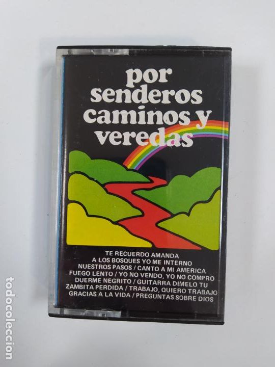 Casetes antiguos: POR SENDEROS, CAMINOS Y VEREDAS. CASETE. TDKCST50A