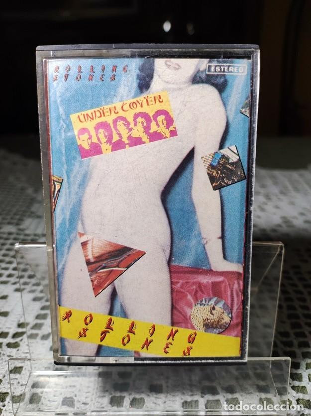 Casetes antiguos: THE ROLLING STONES UNDERCOVER &rdquo;A CUBIERTO&rdquo; CASSETTE, ALBUM SPAIN 1983