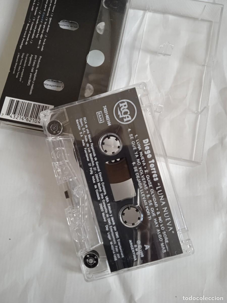 Casetes antiguos: LUNA NUEVA / DIEGO TORRES / CASSETTE - Foto 3