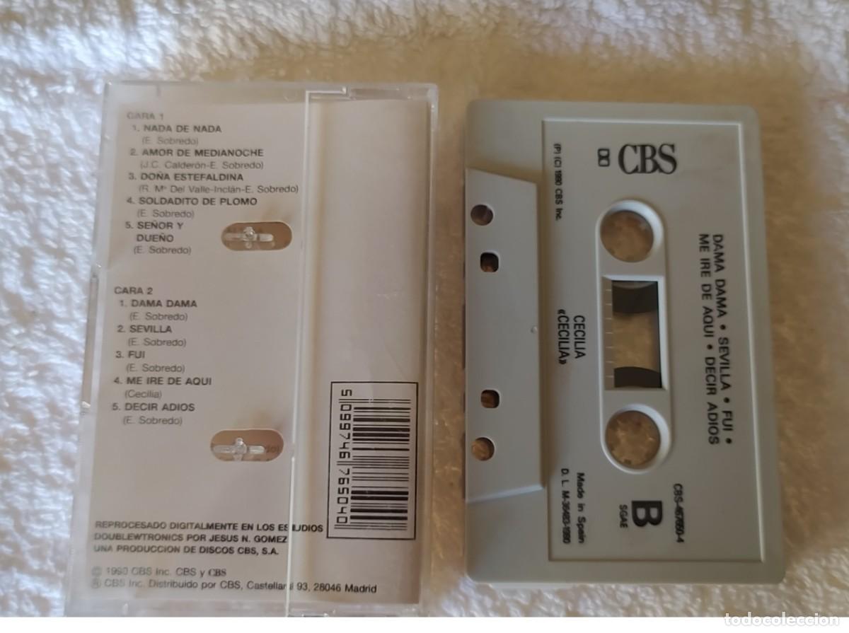 Casetes antiguos: cinta de casete Cecilia - Foto 2