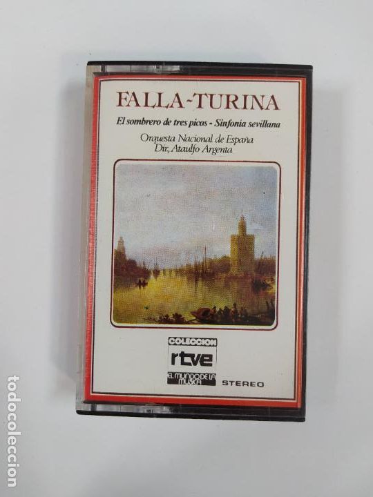 Cassetes antigas: COLECCION RTVE EL MUNDO DE LA MUSICA. N&ordm; 39. FALLA TURINA. CASETE. TDKCST49C
