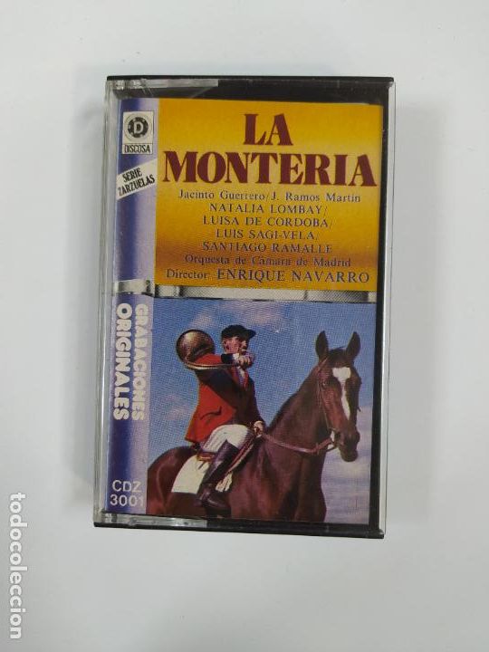 Casetes antiguos: LA MONTER&Iacute;A. GRABACIONES ORIGINALES. CASETE. TDKCST49C