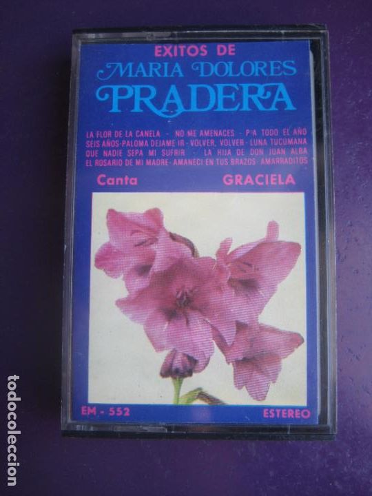 Casetes antiguos: EXITOS DE MARIA DOLORES PRADERA , VERSIONES POR GRACIELA - CASETE EUROMUSIC 1976 - SIN USO