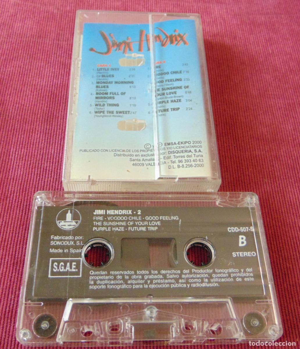 Casetes antiguos: JIMI HENDRIX - CASETTE 2000 - Foto 2