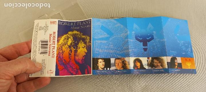 Casetes antiguos: ROBERT PLANT. MANIC NIRVANA. WX339C. Cassette - Foto 2
