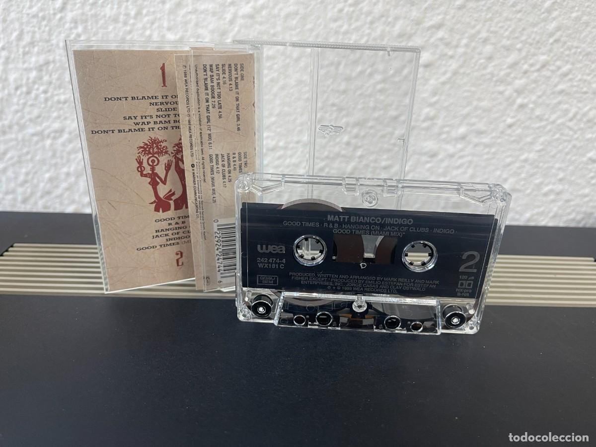 Casetes antiguos: Matt Bianco - Indigo cassete - Foto 2