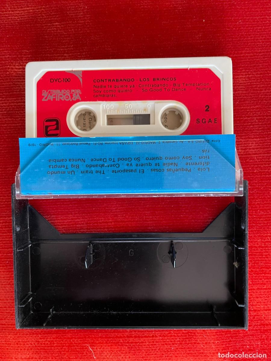 Casetes antiguos: LOS BRINCOS. CONTRABANDO. 1980 - Foto 4
