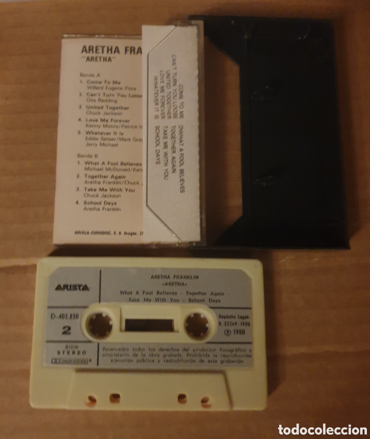Casetes antiguos: Aretha Franklin &ndash; Aretha - Foto 2