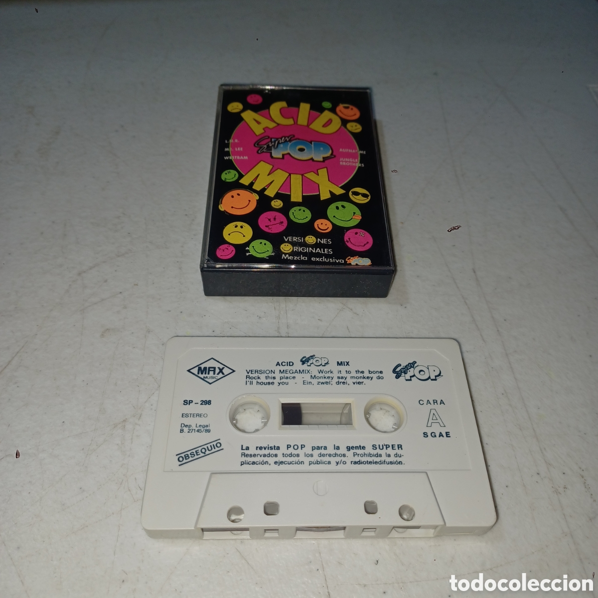 Casetes antiguos: Obsequio exclusivo super pop casete ACID MIX SUPER POP