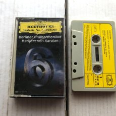 Cassette antiche: BEETHOVEN PASTORAL FILARMONICA BERLIN KARAJAN DEUTSCHE GRAMMOPHON - CINTA CASETE CASSETTE KREATEN