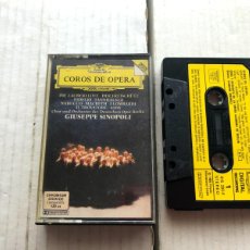 Cassette antiche: COROS DE OPERA ALEMAN GIUSSEPPE SINOPOLI DEUTSCHE GRAMMOPHON - CINTA CASETE CASSETTE KREATEN