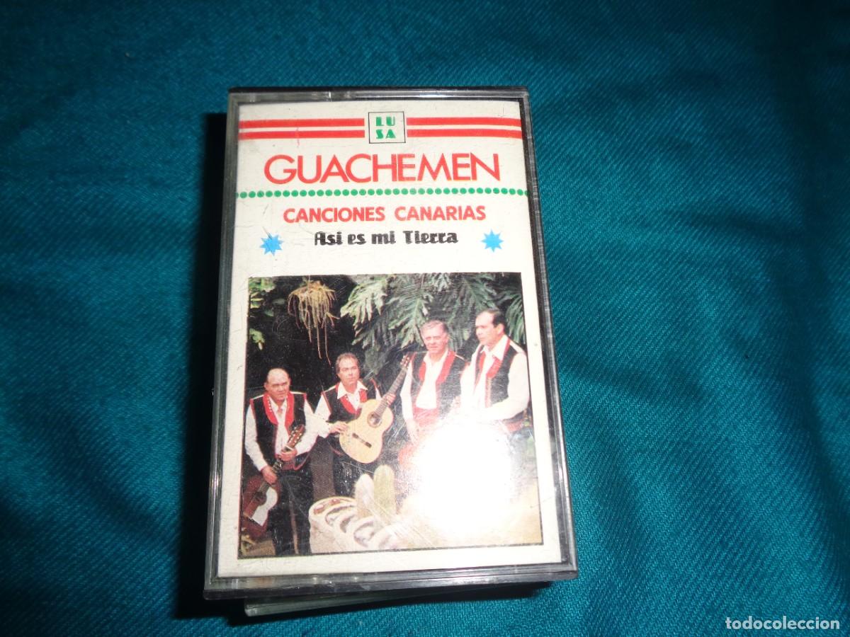 Old Cassettes: LOS GUACHEMEN. CANCIONES CANARIAS. ASI ES MI TIERRA. LUSA, 1986. CASETE