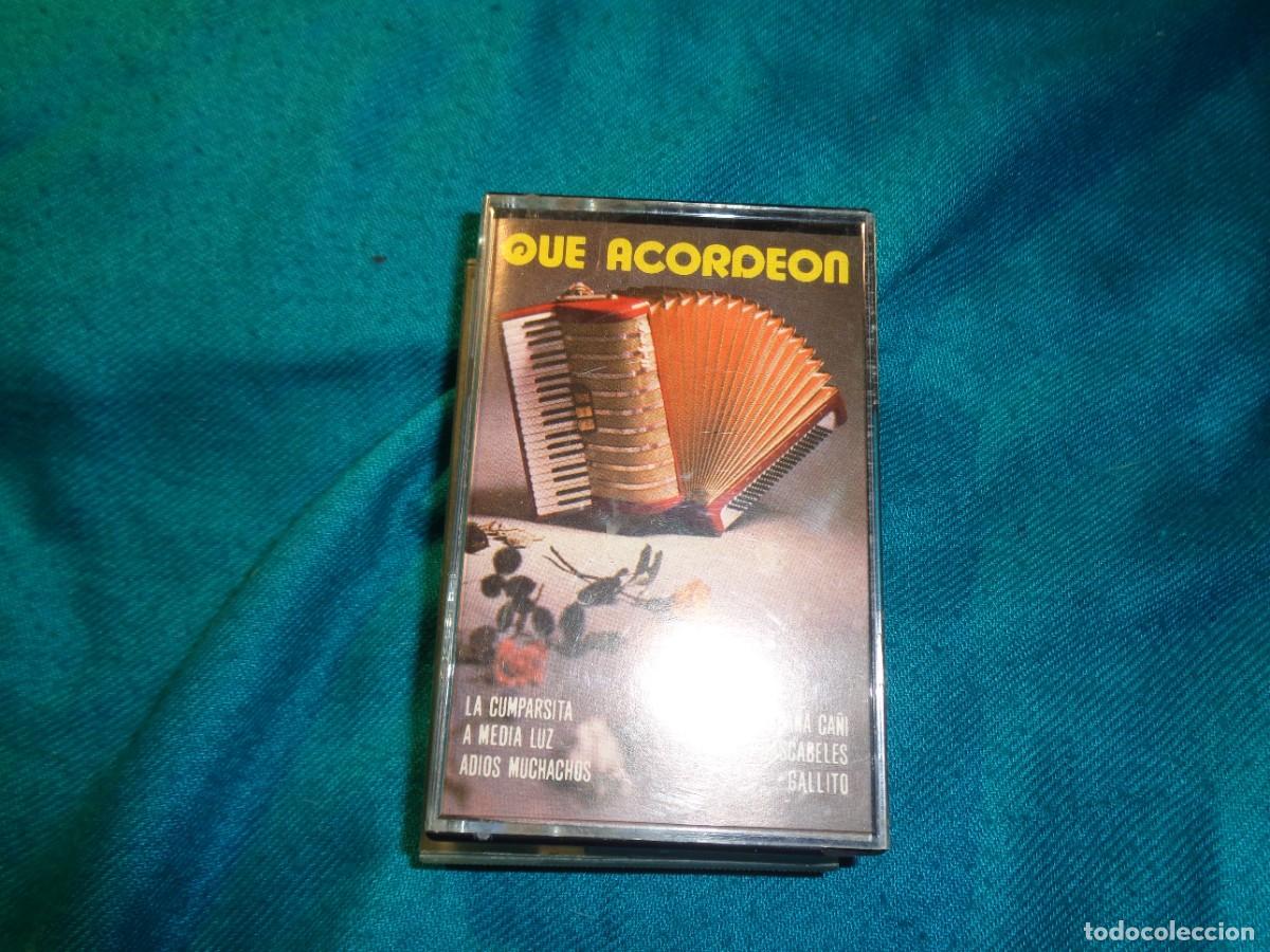 Casetes antiguos: QUE ACORDEON. LA CUMPARSITA Y OTRAS. DCD, 1984. CASETE