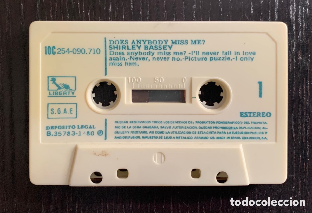 Casetes antiguos: Shirley Bassey. Something Else. Casete. - Foto 3