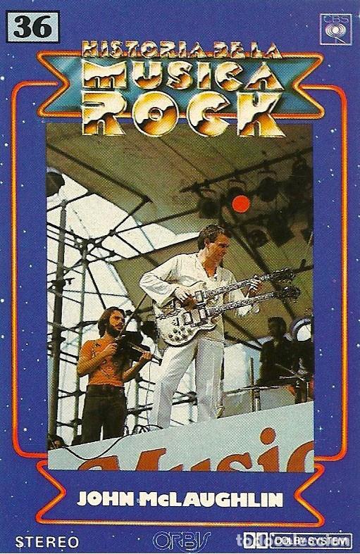 Cassetes antigas: JOHN MCLAUGHLIN- S.T. -CASSETTE -PORTADA CON DISE&Ntilde;O UNICO **NUEVA-PRECINTADA**