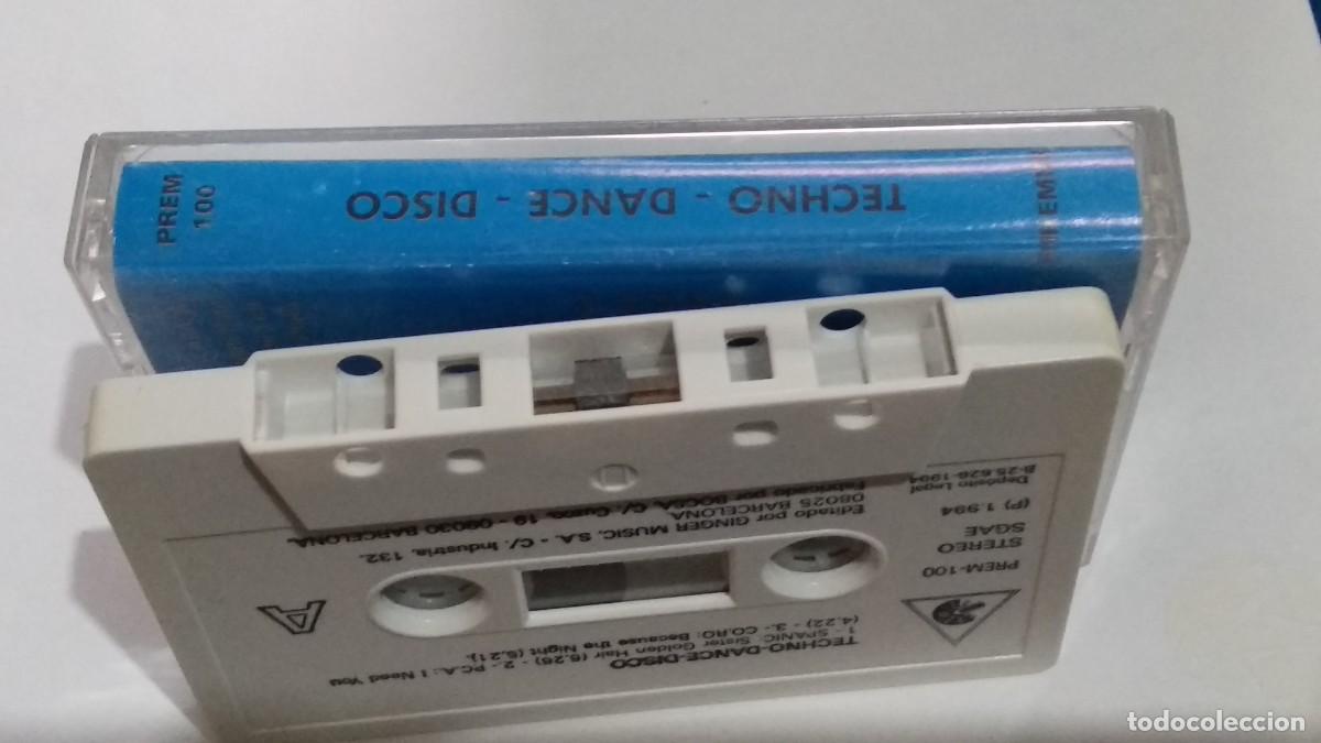 Casetes antiguos: SPANIC / TECHNO, DANCE, DISCO - 1994 GINGER MUSIC VERSI&Oacute;N ORIGINAL - CASETE CINTA - POCO USO - Foto 4