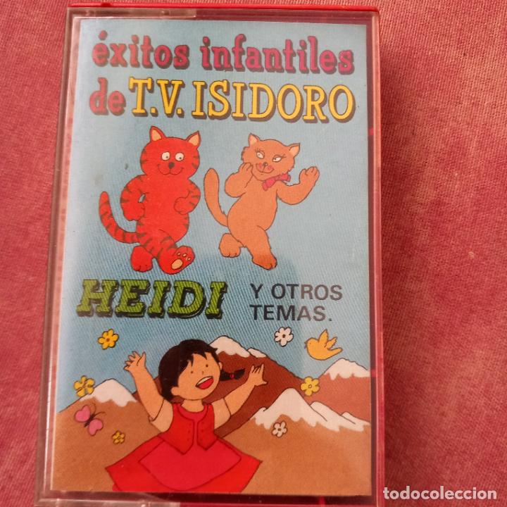 Casetes antiguos: &eacute;xitos infantiles de T.V. ISIDORO HEIDI Y OTROS TEMAS CINTA CASETE