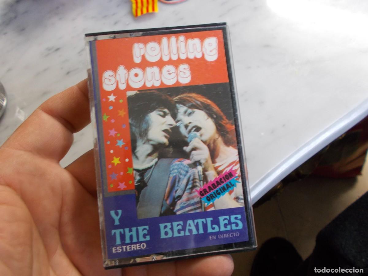 Casetes antiguos: ROLLING STONES Y THE BEATLES CASETTE - Foto 1