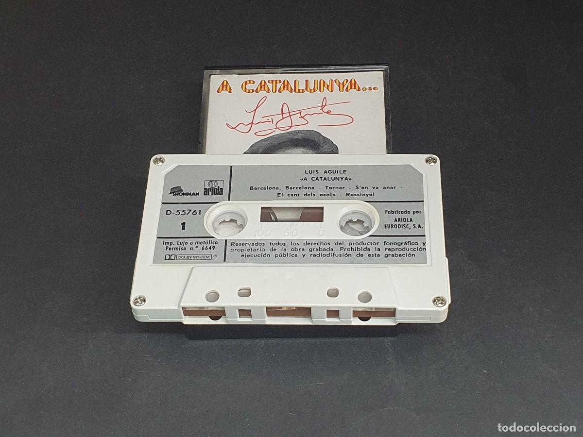 Casetes antiguos: CASETE - LUIS AGUIL&Eacute; - A CATALUNYA... - Foto 2