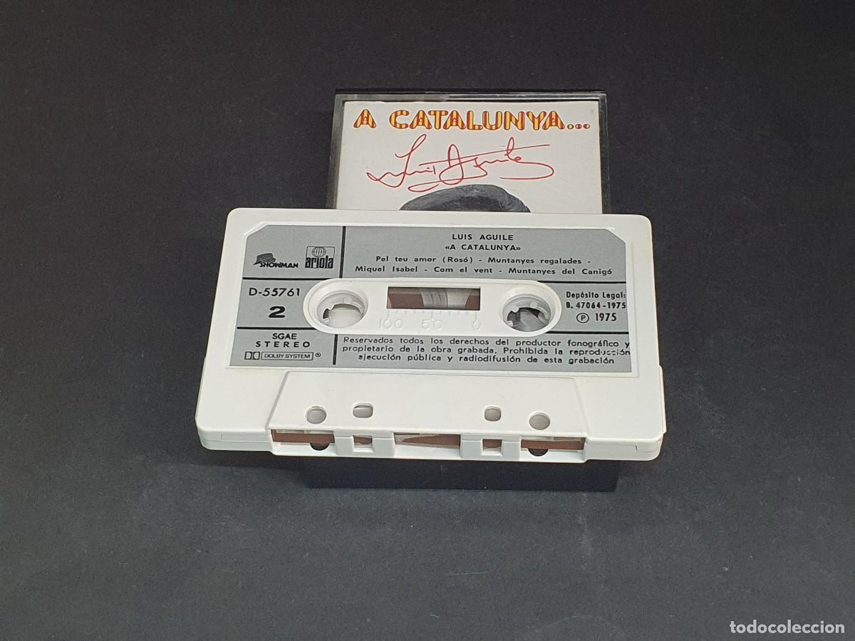 Casetes antiguos: CASETE - LUIS AGUIL&Eacute; - A CATALUNYA... - Foto 3