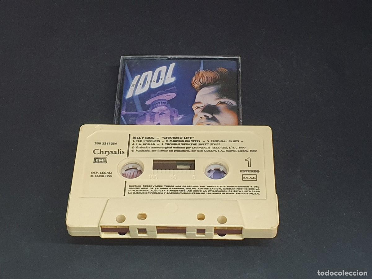 Casetes antiguos: CASETE BILLY IDOL - CHARMED LIFE - Foto 2