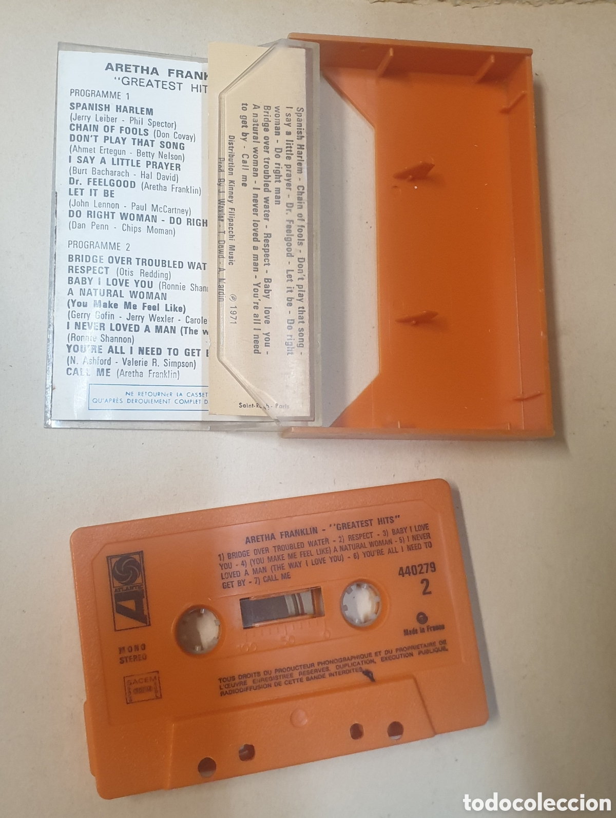 Casetes antiguos: Arethas - Greatest hits - Foto 2
