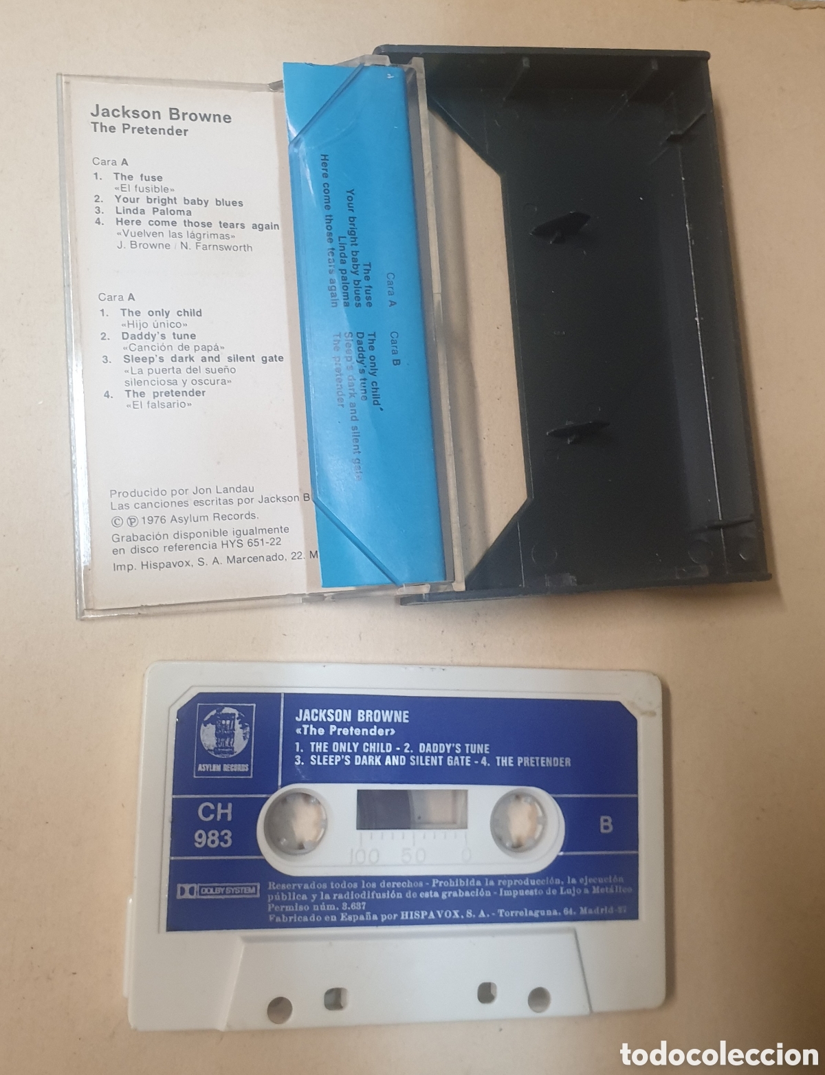 Casetes antiguos: Jackson Browne - the pretender - Foto 2
