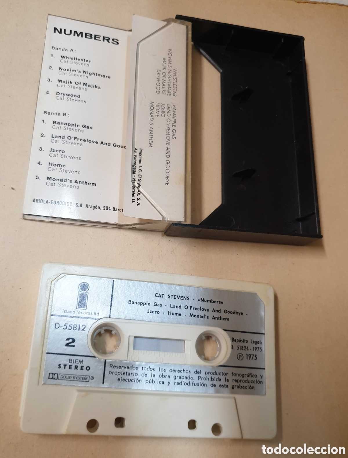 Casetes antiguos: Cat stevens - numbers - Foto 2