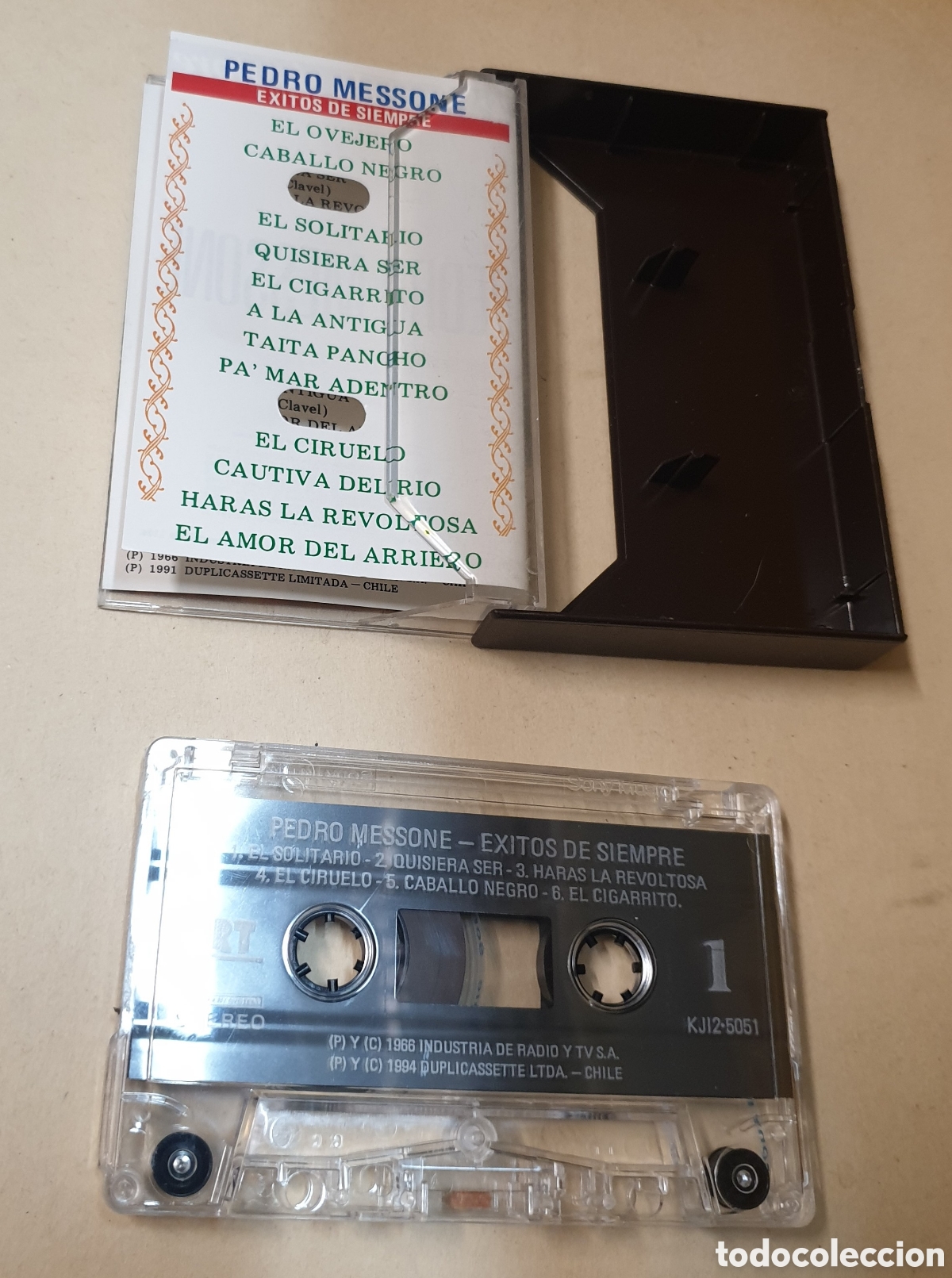 Casetes antiguos: Pedro Messone - exitos de siempre - Foto 2