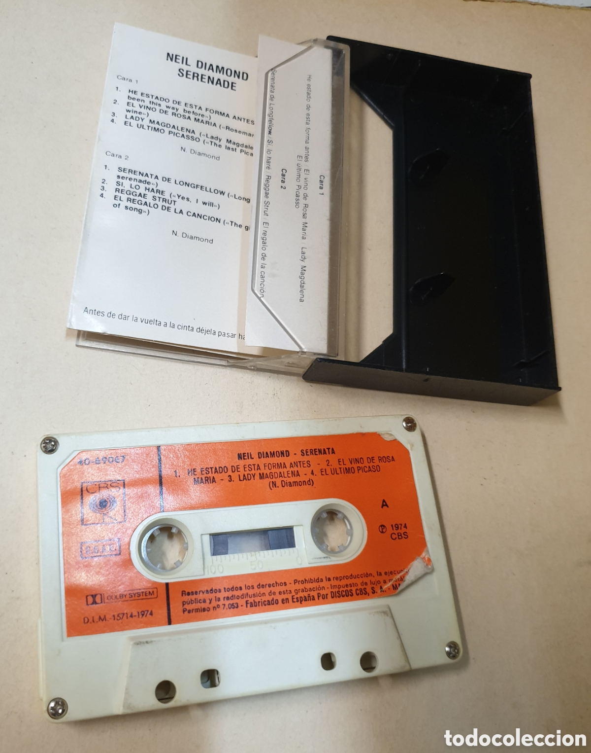 Casetes antiguos: Neil Diamond - serenade - Foto 2