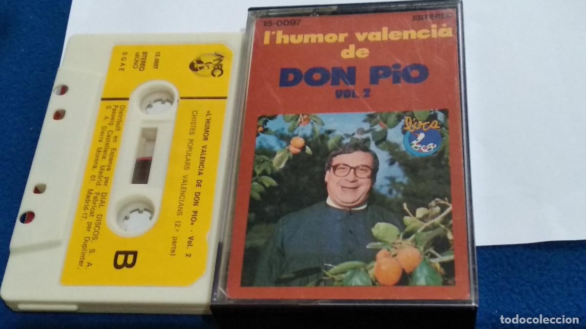 Alte Kassetten: DON PIO VOL 2 / L&acute;HUMOR VALENCI&Aacute; - 1980 DIAL DISCOS - CASETE CINTA CASSETTE - BUEN ESTADO