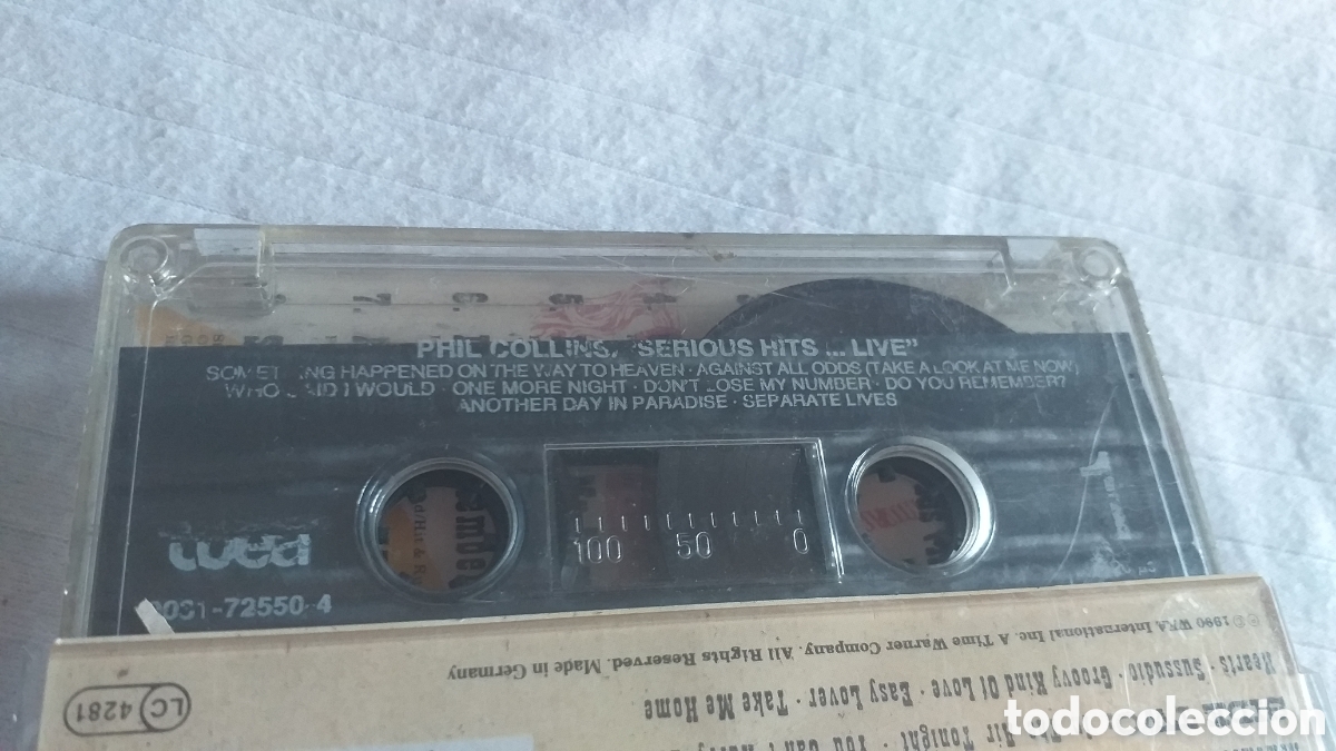 Casetes antiguos: Casete PHIL COLLINS. Serious hits.... live - Foto 3