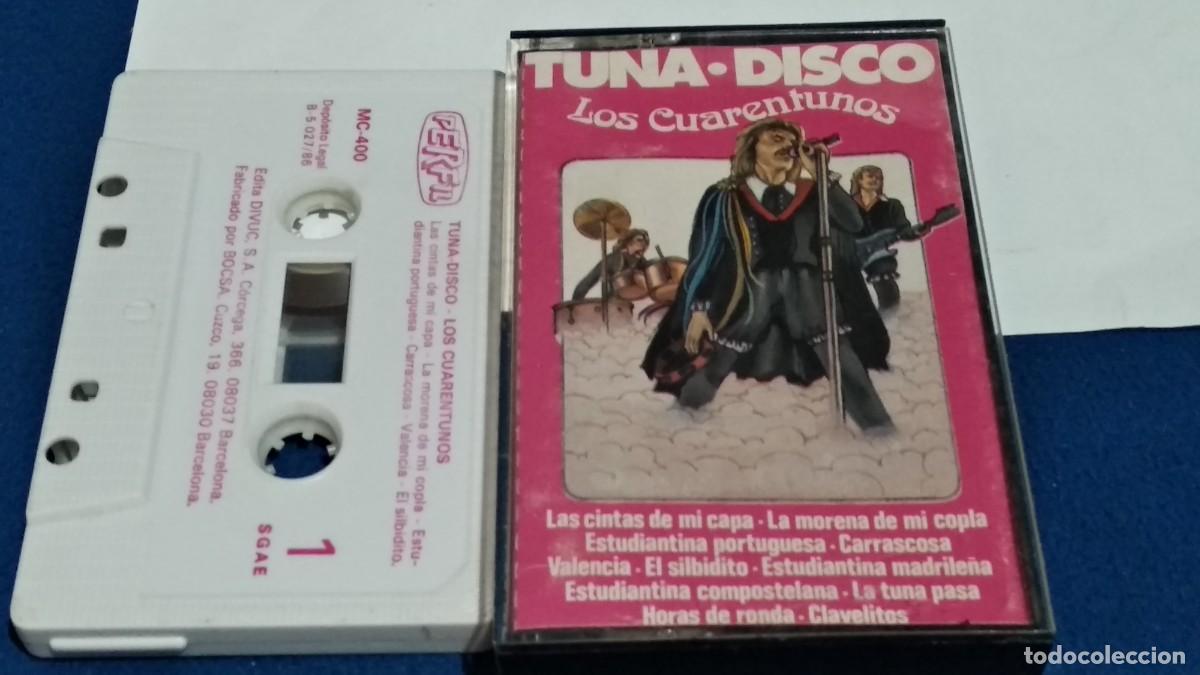 Casetes antiguos: TUNA DISCO / LOS CUARENTUNOS - 1986 PERFIL - CASETE CINTA CASSETTE - BUEN ESTADO