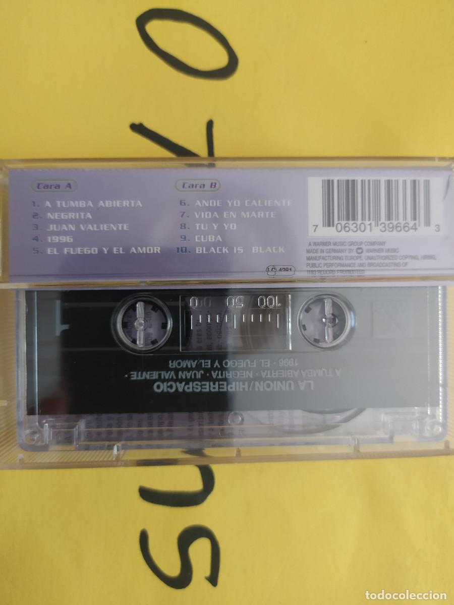 Casetes antiguos: CASSETTE CASETE LA UNI&Oacute;N HIPERESPACIO - Foto 2