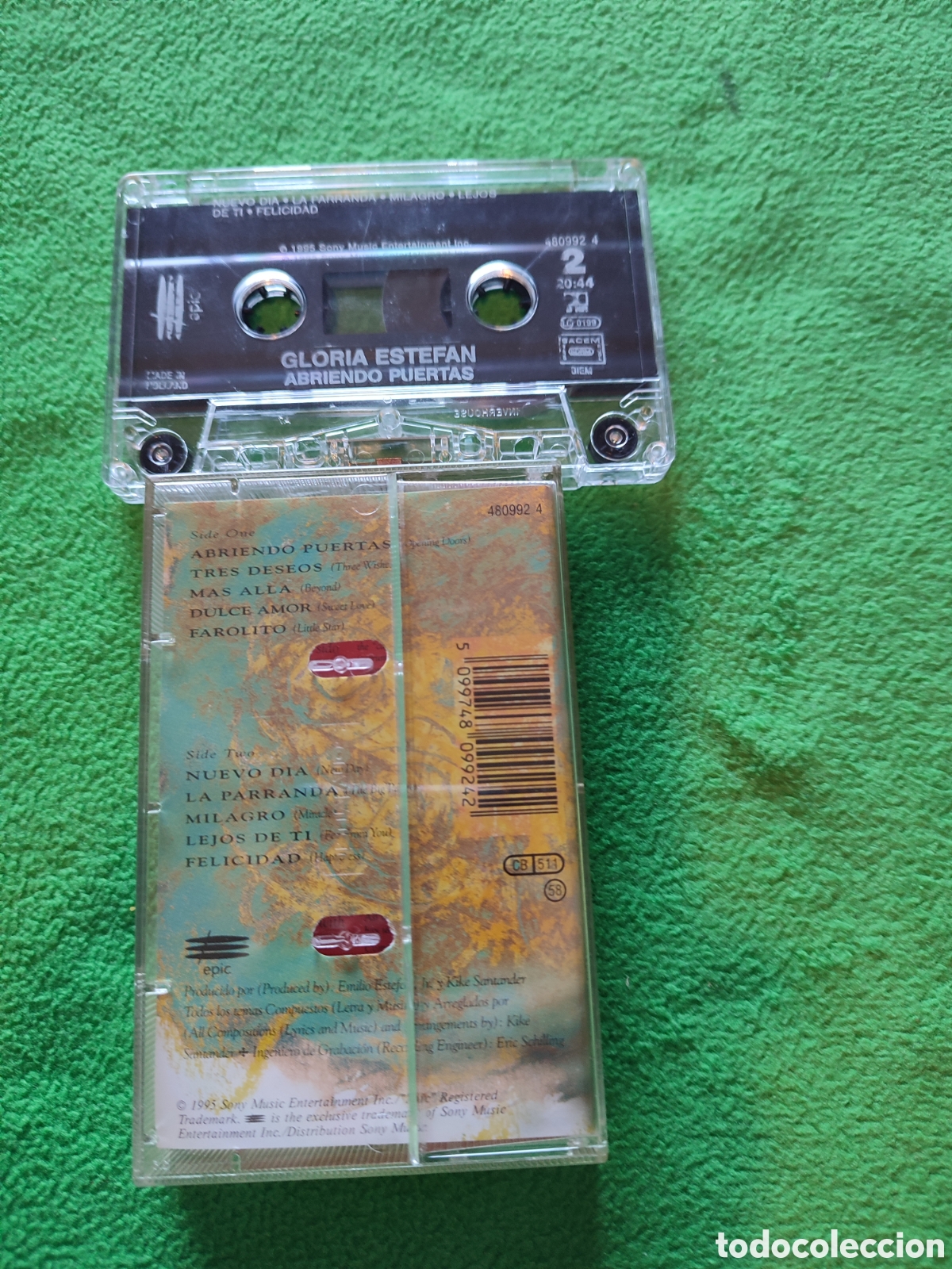 Casetes antiguos: Gloria Estefan - Abriendo puertas - Foto 2