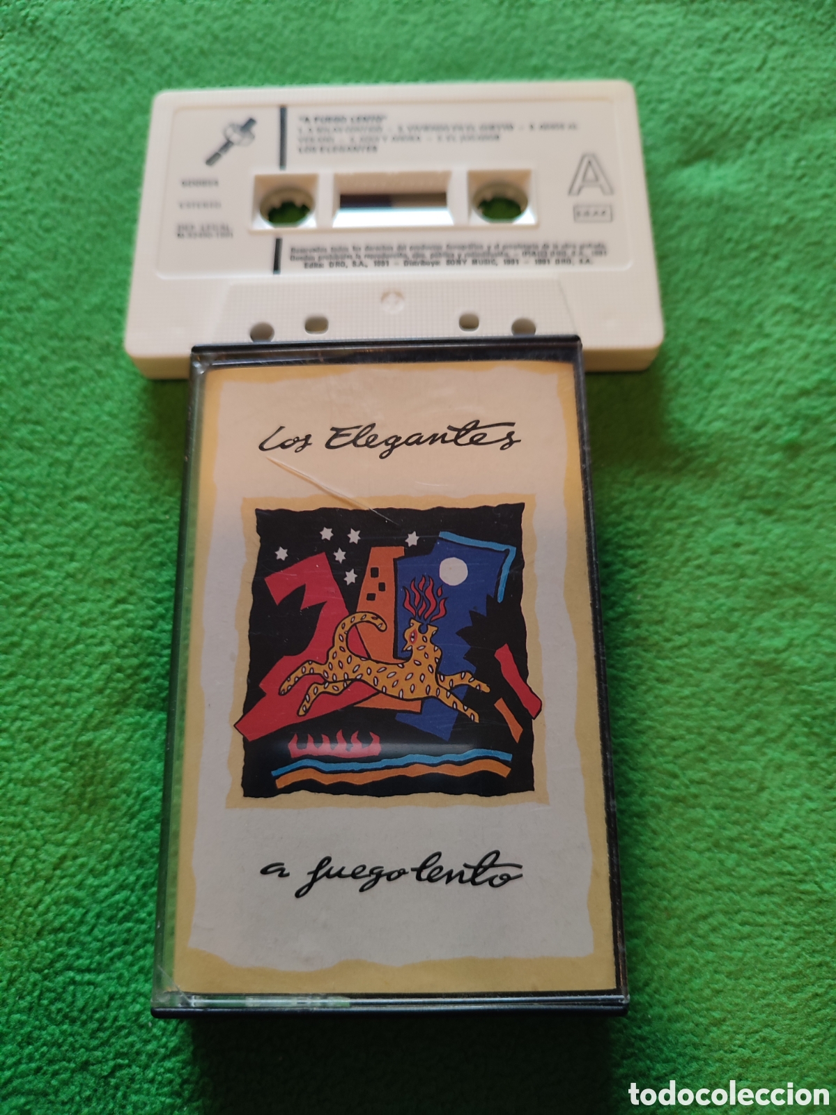 Casetes antiguos: Los Elegantes - A fuego lento - Foto 1