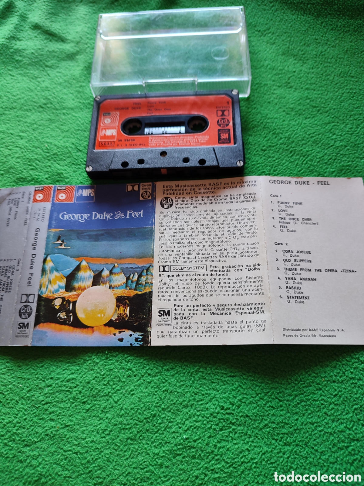 Casetes antiguos: George Duke - Feel Casettes - Foto 3