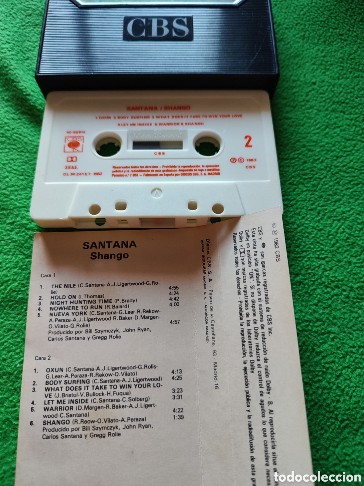 Casetes antiguos: Santana - Shango Casettes - Foto 4