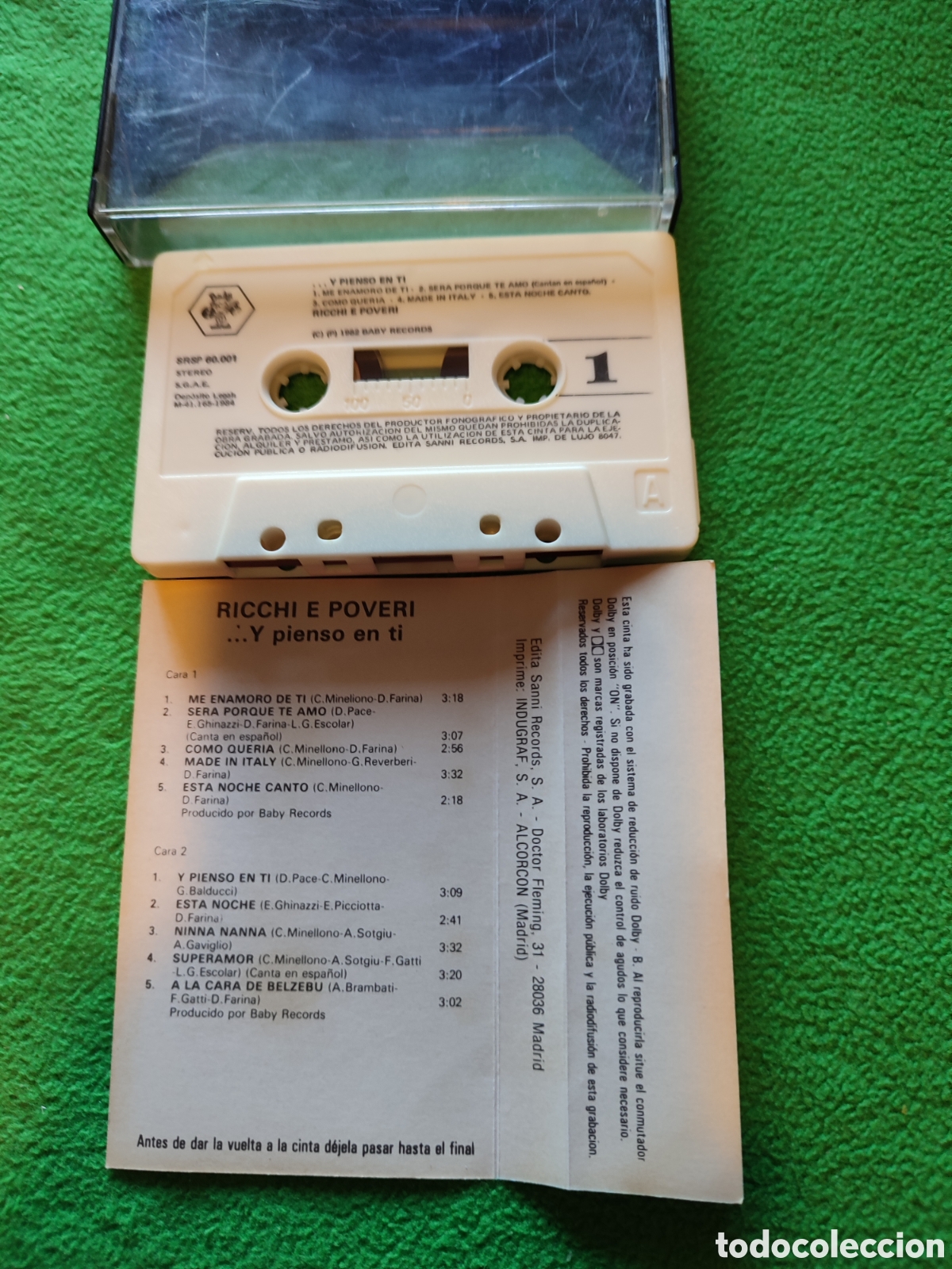 Casetes antiguos: Ricchi & Poveri - Y pienso en ti - Foto 3