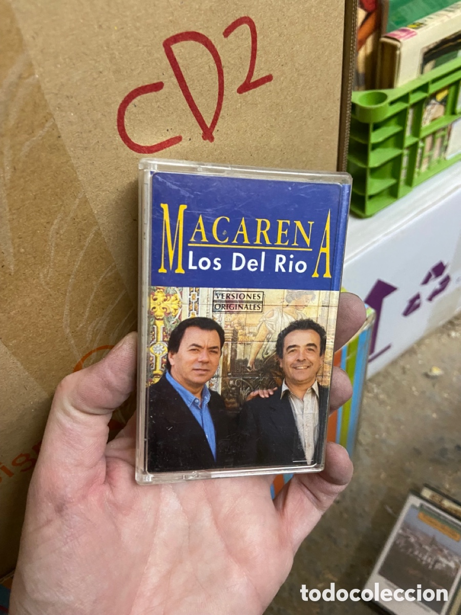 Casetes antiguos: CajaCd2 - casete macarena, los sel rio