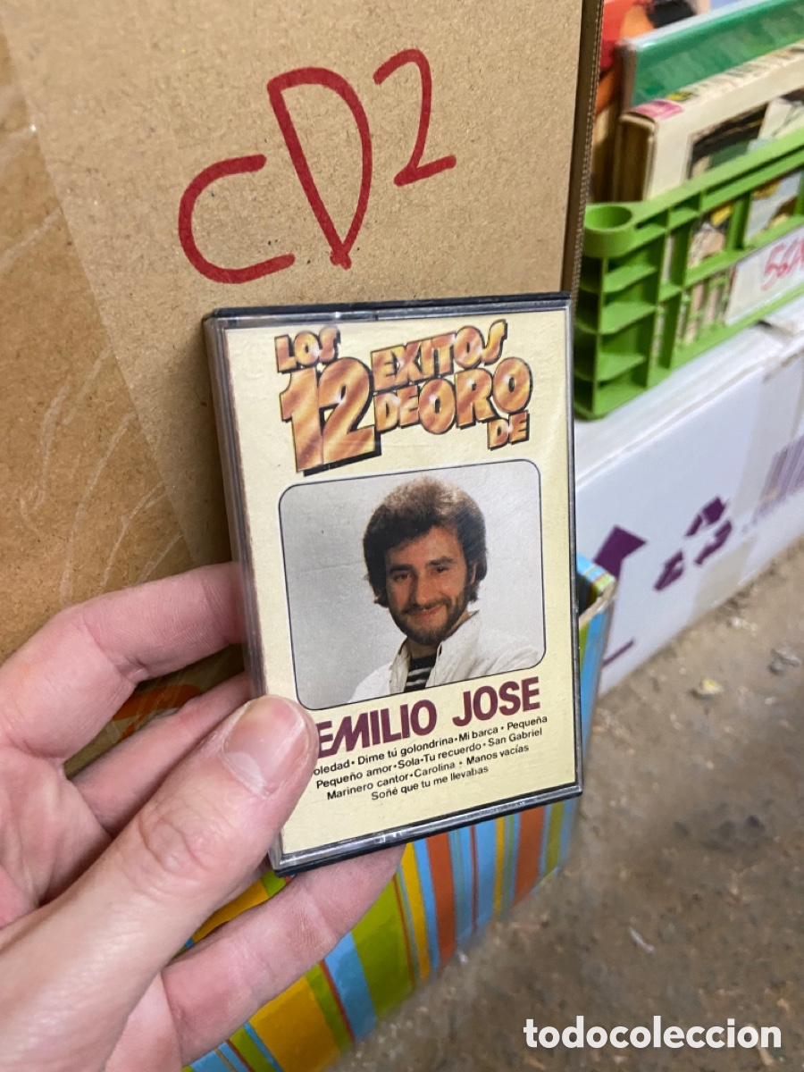 Casetes antiguos: CajaCd2 - casete los 12 &eacute;xitos de oro de emilio jose